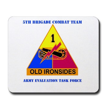 5BCT - M01 - 02 - DUI - 5th Brigade Combat Team with Text Mousepad