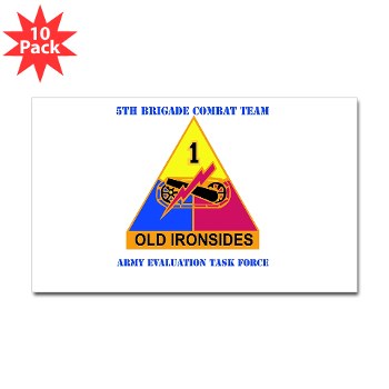 5BCT - M01 - 01 - DUI - 5th Brigade Combat Team with Text Sticker (Rectangle 10 pk) - Click Image to Close