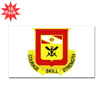 5EB - M01 - 01 - DUI - 5th Engineer Battalion - Sticker (Rectangle 10 pk)