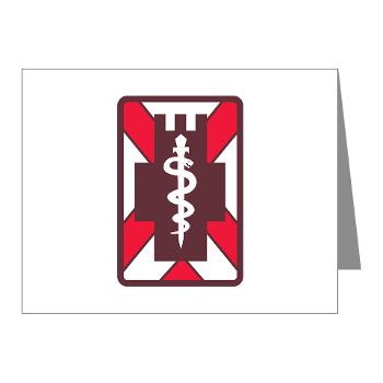 5MB - M01 - 02 - SSI - 5th Medical Brigade - Note Cards (Pk of 20) - Click Image to Close