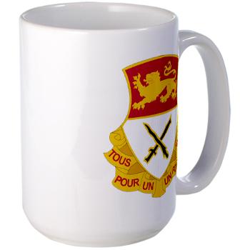5S15CR - M01 - 03 - DUI - 5th Squadron - 15th Cavalry Regiment - Large Mug