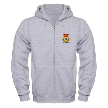 5S15CR - A01 - 03 - DUI - 5th Squadron - 15th Cavalry Regiment with Text - Zip Hoodie