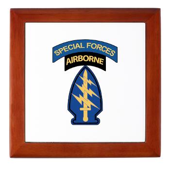 5SFG - M01 - 03 - 5th Special Forces Group (Airborne) - Keepsake Box