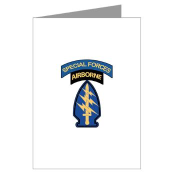 5SFG - M01 - 02 - SSI - 5th Special Forces Grp (Abn) - Greeting Cards (Pk of 10)