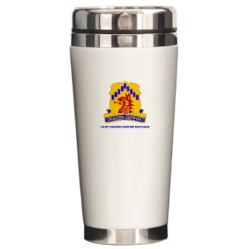 601ASB - M01 - 03 - DUI - 601st Aviation Support Bn with Text - Ceramic Travel Mug