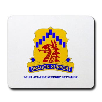 601ASB - M01 - 03 - DUI - 601st Aviation Support Bn with Text - Mousepad