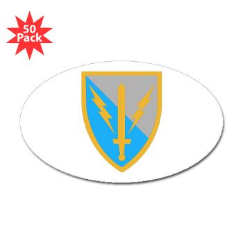 602FSC - M01 - 01 - DUI - 602nd Forward Support Company - Sticker (Oval 50 pk) - Click Image to Close
