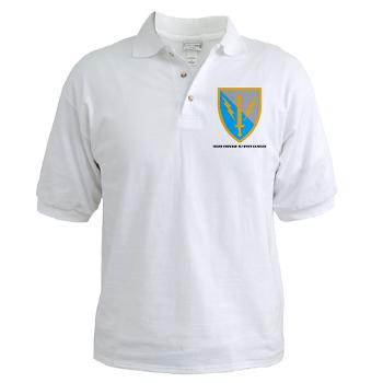 602FSC - A01 - 04 - DUI - 602nd Forward Support Company with Text - Golf Shirt - Click Image to Close