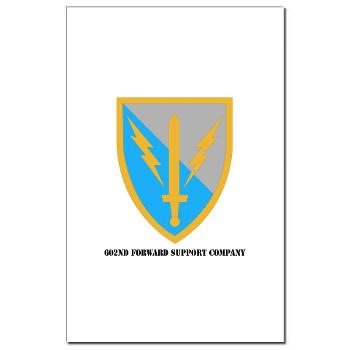 602FSC - M01 - 02 - DUI - 602nd Forward Support Company with Text - Mini Poster Print