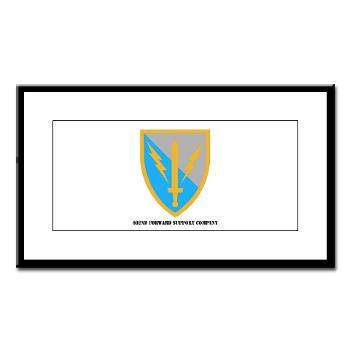 602FSC - M01 - 02 - DUI - 602nd Forward Support Company with Text - Small Framed Print