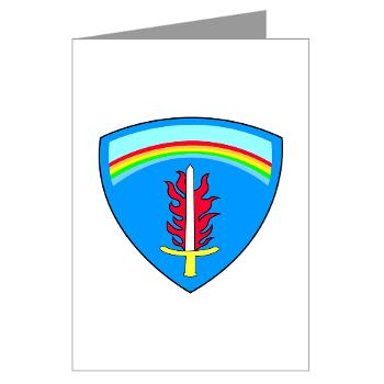 60ED - M01 - 02 - 3rd 60th Engineer Detachment (Geospatial) Greeting Cards (Pk of 10)
