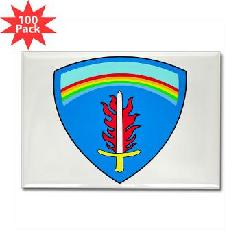 60ED - M01 - 01 - 3rd 60th Engineer Detachment (Geospatial) Rectangle Magnet (100 pack)