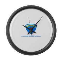 60ED - M01 - 03 - 3rd 60th Engineer Detachment (Geospatial) with Text Large Wall Clock