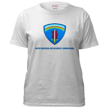 60ED - A01 - 04 - 3rd 60th Engineer Detachment (Geospatial) with Text Women's T-Shirt
