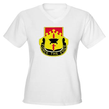 615ASB - A01 - 04 - DUI - 615th Aviation Support Battalion - Women's V-Neck T-Shirt - Click Image to Close