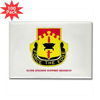 615ASB - M01 - 01 - DUI - 615th Aviation Support Battalion with Text - Rectangle Magnet (100 pack) - Click Image to Close