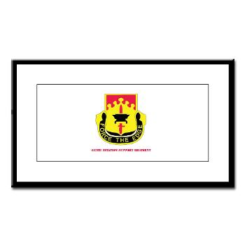 615ASB - M01 - 02 - DUI - 615th Aviation Support Battalion with Text - Small Framed Print