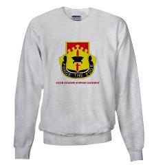 615ASB - A01 - 03 - DUI - 615th Aviation Support Battalion with Text - Sweatshirt