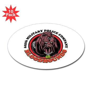615MPC - M01 - 01 - 615th Military Police Company - Sticker (Oval 10 pk)