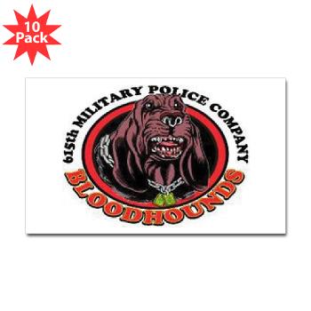 615MPC - M01 - 01 - 615th Military Police Company - Sticker (Rectangle 10 pk)