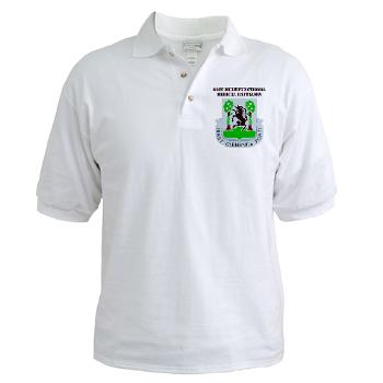 61MMB - A01 - 04 - DUI - 61st Multifunctional Medical Bn with Text - Golf Shirt - Click Image to Close
