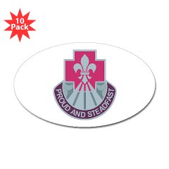 62MB - M01 - 01 - DUI - 62nd Medical Brigade Sticker (Oval 10 pk) - Click Image to Close