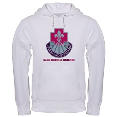62MB - A01 - 03 - DUI - 62nd Medical Brigade with Text Hooded Sweatshirt