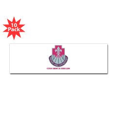 62MB - M01 - 01 - DUI - 62nd Medical Brigade with Text Sticker (Bumper 10 pk) - Click Image to Close