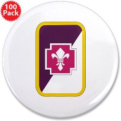62MB - M01 - 01 - SSI - 62nd Medical Brigade 3.5" Button (100 pack)