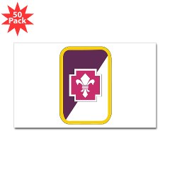 62MB - M01 - 01 - SSI - 62nd Medical Brigade Sticker (Rectangle 50 pk) - Click Image to Close