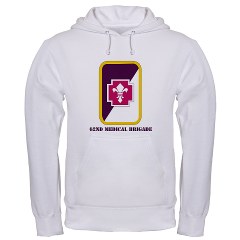62MB - A01 - 03 - SSI - 62nd Medical Brigade with Text Hooded Sweatshirt