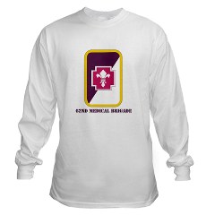 62MB - A01 - 03 - SSI - 62nd Medical Brigade with Text Long Sleeve T-Shirt