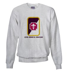 62MB - A01 - 03 - SSI - 62nd Medical Brigade with Text Sweatshirt - Click Image to Close