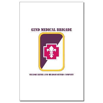 62MBHHC - M01 - 02 - DUI - Headquarter and Headquarters Company with Text Mini Poster Print