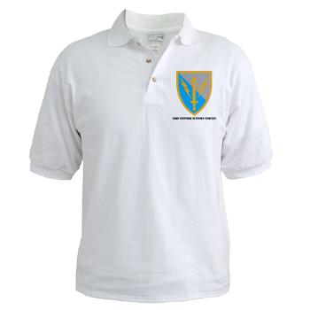 63NSC - A01 - 04 - DUI - 63rd Network Support Company with Text Golf Shirt