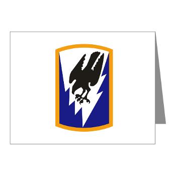 66CAB - M01 - 02 - SSI - 66th Combat Aviation Brigade - Note Cards (Pk of 20)