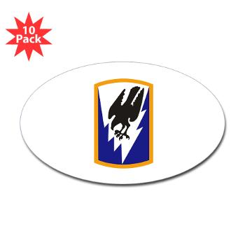 66CAB - M01 - 01 - SSI - 66th Combat Aviation Brigade - Sticker (Oval 10 pk)