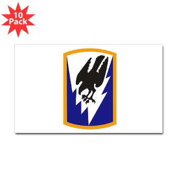 66CAB - M01 - 01 - SSI - 66th Combat Aviation Brigade - Sticker (Rectangle 10 pk)