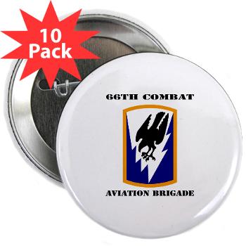 66CAB - M01 - 01 - SSI - 66th Combat Aviation Brigade with Text - 2.25" Button (10 pack)