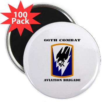 66CAB - M01 - 01 - SSI - 66th Combat Aviation Brigade with Text - 2.25" Magnet (100 pack)