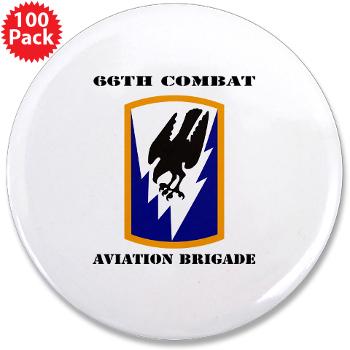 66CAB - M01 - 01 - SSI - 66th Combat Aviation Brigade with Text - 3.5" Button (100 pack)