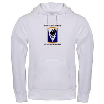 66CAB - A01 - 03 - SSI - 66th Combat Aviation Brigade with Text - Hooded Sweatshirt