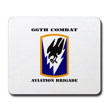 66CAB - M01 - 03 - SSI - 66th Combat Aviation Brigade with Text - Mousepad