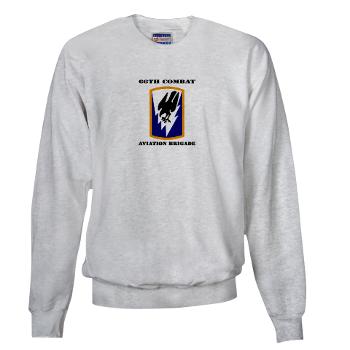 66CAB - A01 - 03 - SSI - 66th Combat Aviation Brigade with Text - Sweatshirt