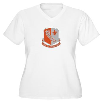 69SB - A01 - 04 - DUI - 69th Signal Battalion - Women's V-Neck T-Shirt