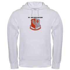 69SB - A01 - 03 - DUI - 69th Signal Battalion with Text - Hooded Sweatshirt