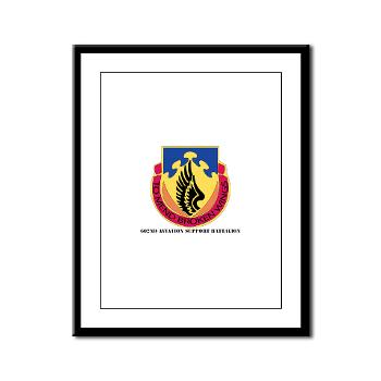 602ASB - M01 - 02 - DUI - 602 Aviation Support Bn with text - Framed Panel Print