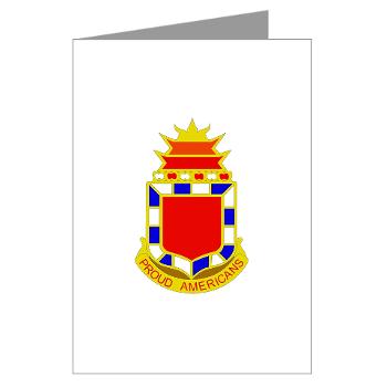 6B32FAR - M01 - 02 - DUI - 6th Battalion - 32nd FA Regiment - Greeting Cards (Pk of 10) - Click Image to Close