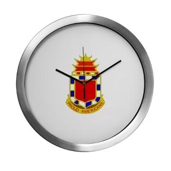 6B32FAR - M01 - 03 - DUI - 6th Battalion - 32nd FA Regiment - Modern Wall Clock