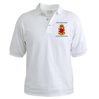 6B32FAR - A01 - 04 - DUI - 6th Battalion - 32nd FA Regiment with Text - Golf Shirt
